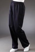 Alfred Dunner Classics Cotton-Rich Twill Medium Length Pants - Navy