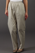 Alfred Dunner Classics Cotton-Rich Twill Medium Length Pants - Stone