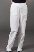 Clearance - Alfred Dunner Women's Medium Length Flat Front Cotton Pant - White 