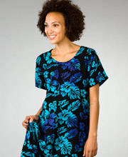 Bali Batiks Short Sleeve Dress - Pacific Isles 