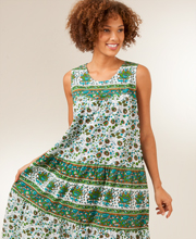 Plus Size 1X to 4X Casual Dress by La Cera Dress - Cotton Sleeveless - Newport Green