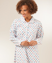 Sale Flannel Nightgowns by Lanz - Peter Pan Collar in Winter Flowers 