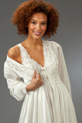 Nightgown and Robe Peignoir Sets