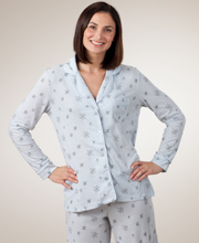 Cyber Special - Dearfoams Pajama Set - Blue Snowflake