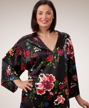 Special - Natori ''N'' Charmeuse Caftan - Midnight Floral