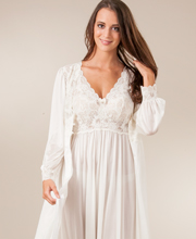 Cotton gown robe sets