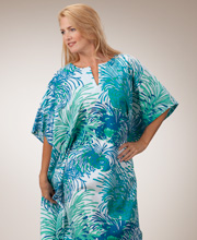 Abaco Marsh Cotton Caftan - Peppermint Bay Lounger Caftan 