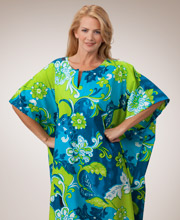 Cotton Caftans - Peppermint Bay Caftan in Beach Breeze