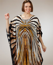 Special - Rayon Kaftan in Tigress Print - One Size Fits Most!