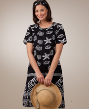 Cotton Knit Beach Dress Cover-up by La Cera - Under the Sea