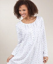 Sale Dreamtime Knit Eileen West Long Sleeve Long Gown in Sweet Violets