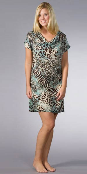 Natori Cruz Sleepshirt in Fun Animal - Discontinued Final Sale Size S