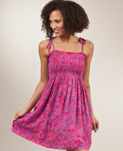 Treasures of Bali Sleeveless Sun Dress Rayon Beach Cover up - Sunset Bamboo 