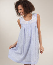 Waltz Sleeveless Cotton Lawn Night Gown by Eileen West - Dublin Vine