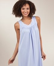 Plus Shadowline Petals Sleeveless Waltz Nightgown - Peri