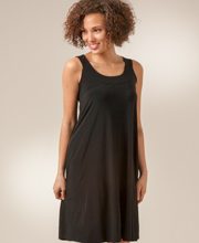 Ellen Parker Sleeveless A-Line Black Dress - Raven
