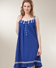 Lapis Lazuli Eileen West Classical Touch Sleeveless Modal Waltz Gown 