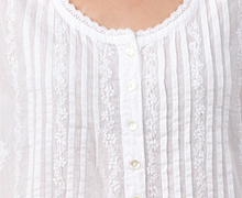white cotton coverup