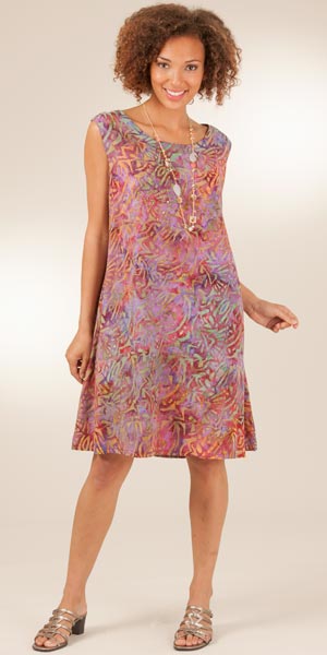 batik short frock design