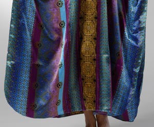 winlar satin caftan
