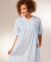 Seersucker robes by Miss Elaine