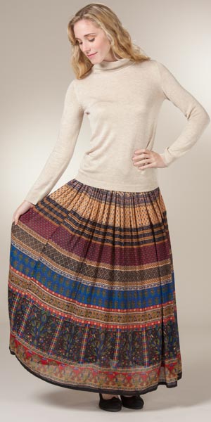 Rayon Broomstick Skirt 48