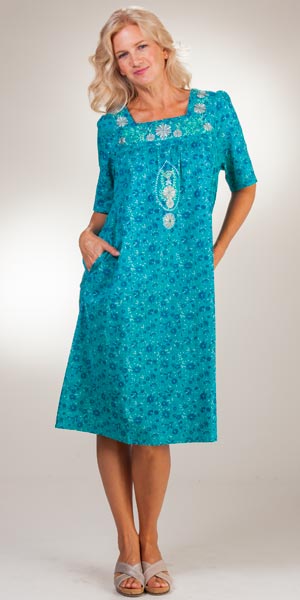short sleeve house dress