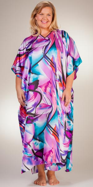 winlar satin caftan