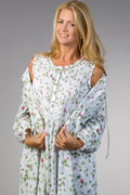 Women's plus size sleepwear nightgown robe cotton batiste