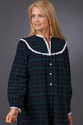 Flannel Sleepwear Lanz flannel nightgown