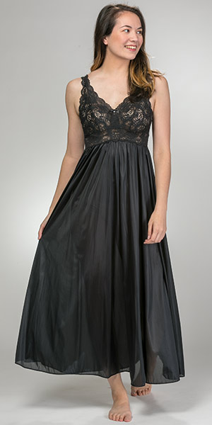 Long black nightie