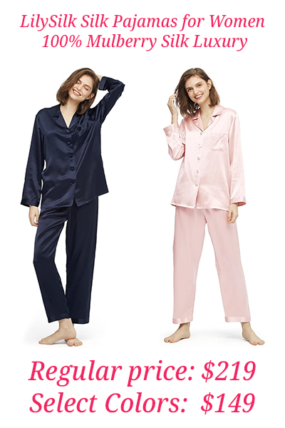Lily silk 2025 pajamas