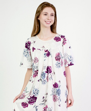 Calida Soft Cotton Knit Short Sleeve in Vibrant Blooms