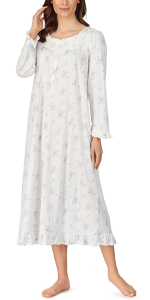 long sleeve knit nightgown
