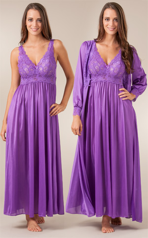 purple nightwear