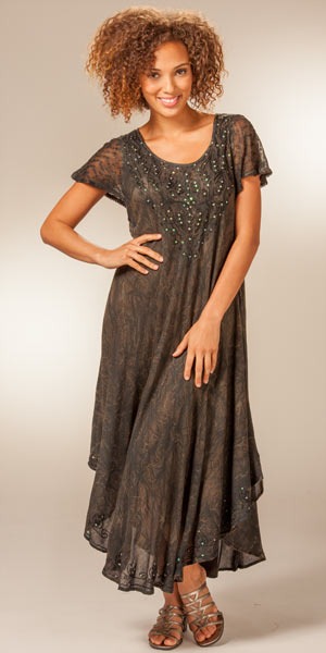 black umbrella dress