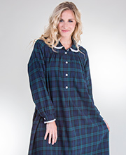 extra long flannel nightgown