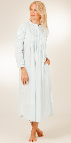 white cotton long nightdress