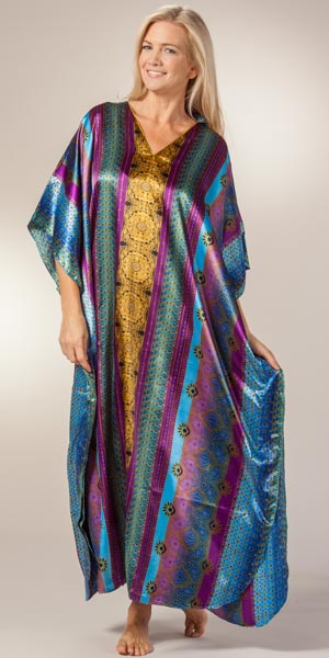 satin caftan