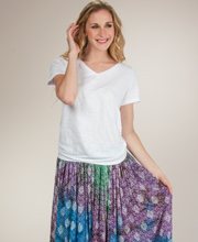 Z6-16-2015 Broomstick Skirts - Maxi Crinkle One Size Rayon in Mother Earth