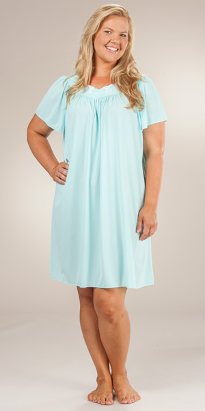 serene comfort plus size night gown