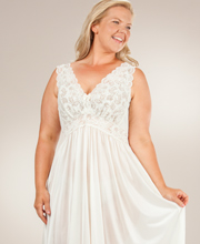 shadowline plus size nightgowns