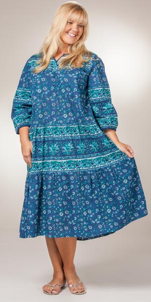 long sleeve house dress