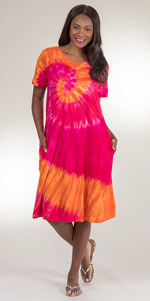 cotton knit a line dresses