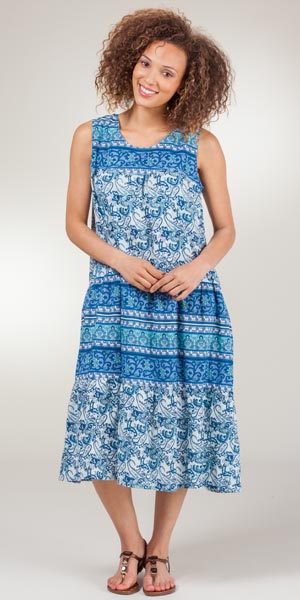 long cotton sundress