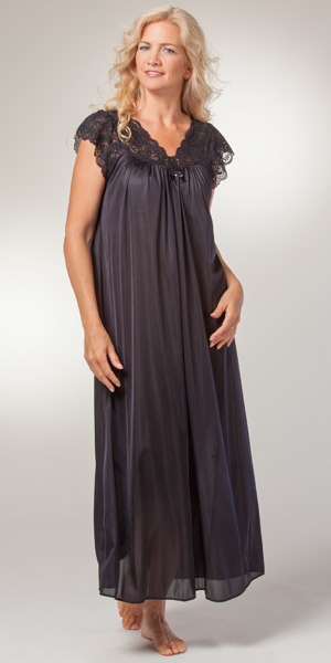 long black nightgown with sleeves