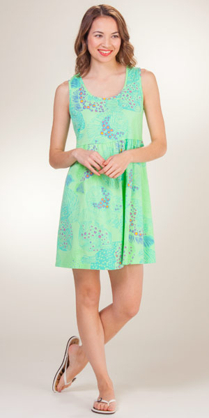 Beach Coverups - Icantoo Resort Wear Babydoll Cotton Dress Beach Coverups - Icantoo Resort Wear Babydoll Cotton Dress