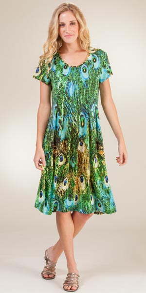 Short Peacock Dress