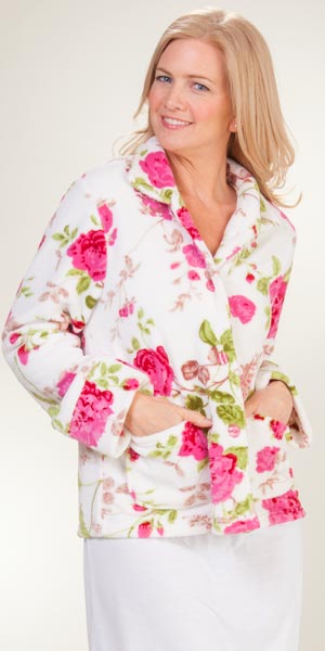 Plus Size La Cera Sleepwear (Sizes 1X-4X) - Sleeveless Cotton Nightgown -  Rose Vines