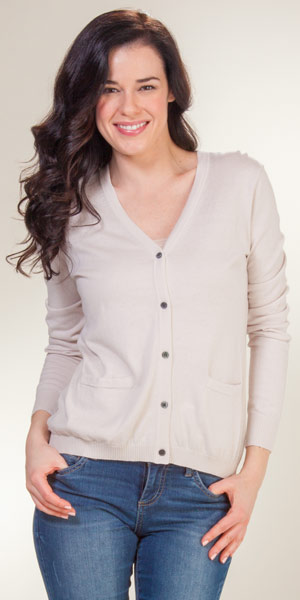 cotton cardigan with pockets